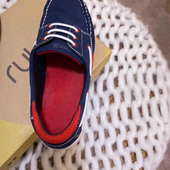 RYKA women’s size 8 blue/red suede slip on loafers - Picture 4 of 6